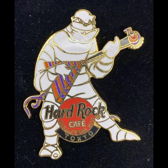 RARE Hard Rock Cafe TOKYO 2000 HALLOWEEN ~ Monsters Band Limited Edition Pin Set - Picture 3 of 9